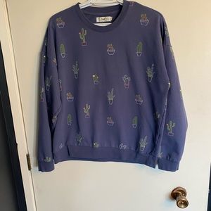 Ladies cactus sweater (L)